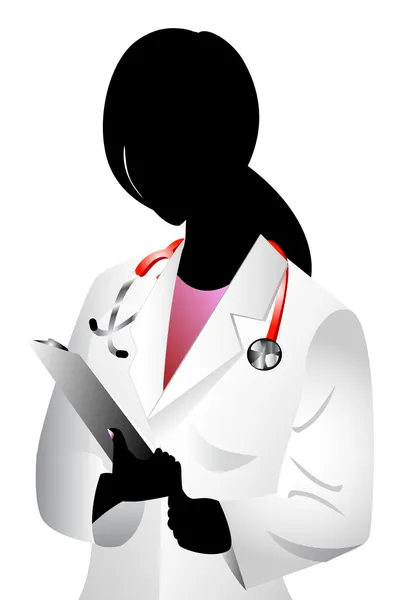 Doctor Silhouette — Stock Photo, Image