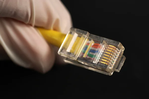 Ethernet-Anschlüsse — Stockfoto