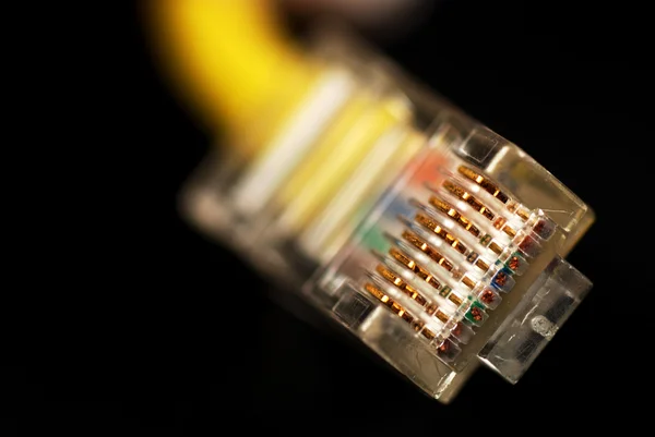 Ethernet-aansluitingen — Stockfoto