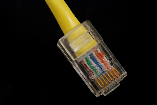 Ethernet-aansluitingen — Stockfoto