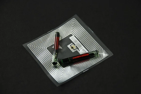 RFID-chips en tags — Stockfoto