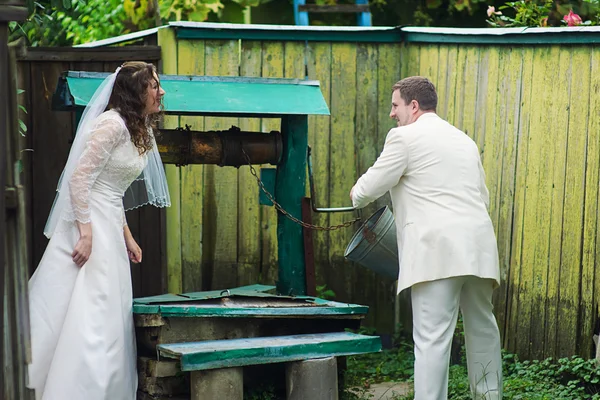 Matrimonio coppia — Foto Stock