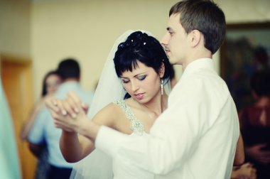 vals dans düğün çifti