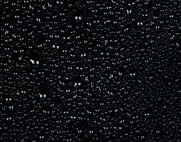 Siyah arkaplanda su damlaları