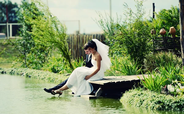 Pareja de boda — Foto de Stock