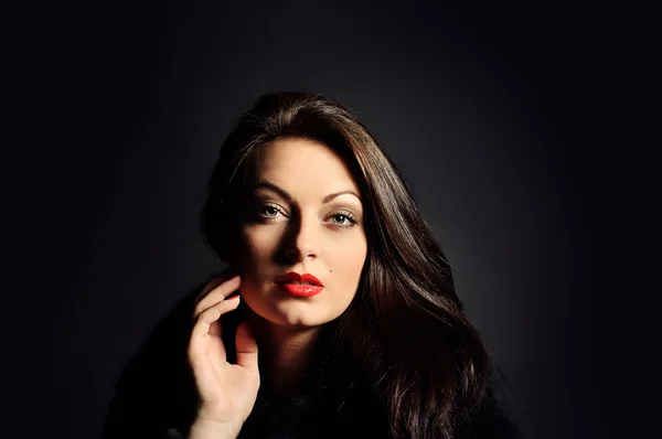 Studio portrait of beautiful sexy girl — Stock Photo, Image