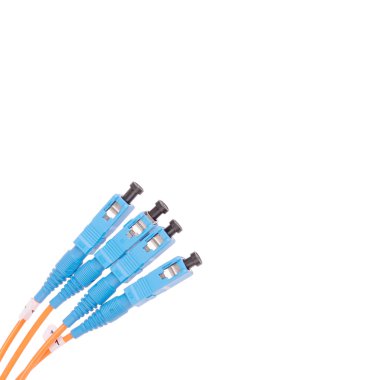 Fiber kablo ağı için. yakın çekim