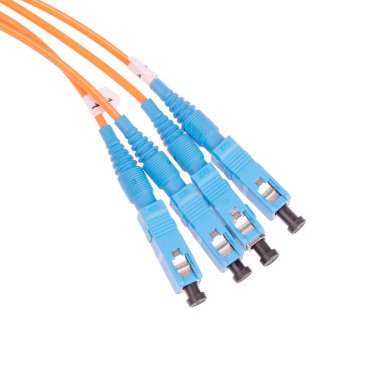 Fiber kablo ağı için. yakın çekim