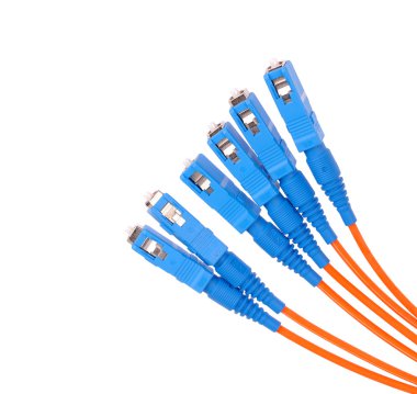 Fiber kablo ağı için. yakın çekim