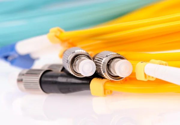 Fibre Optic Network Cables — Stock Photo, Image