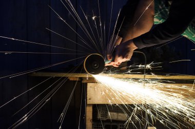 metal testere yakın çekim