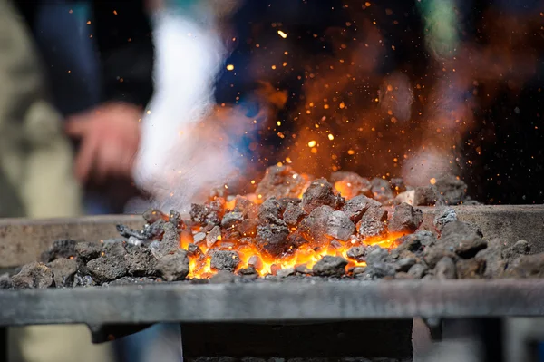 Blacksmith furnace — Stock Photo, Image