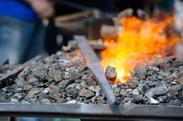 Blacksmith furnace — Stock Photo, Image