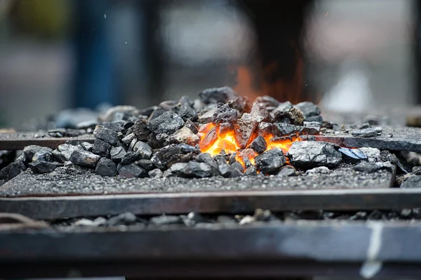 Blacksmith furnace — Stock Photo, Image