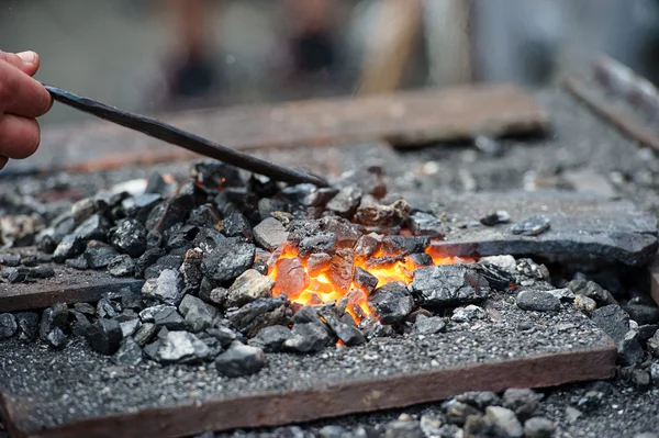 Blacksmith furnace — Stock Photo, Image