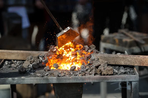 Blacksmith furnace — Stock Photo, Image