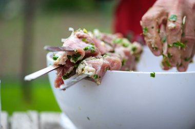 eti ateşe hazırlanın