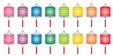 Çin kağıt fener seti