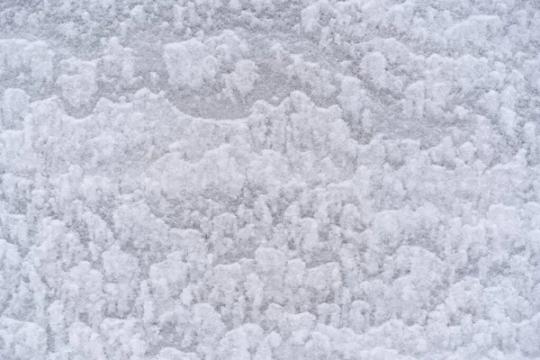 Texture White Snow Wall Winter Lies Waves — стоковое фото