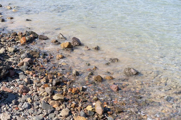 Felsiges Ufer Des Blauen Meeres Rotes Meer — Stockfoto