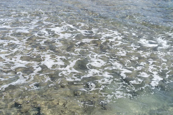 Rettungsbojen Schwimmen Blauen Meer — Stockfoto