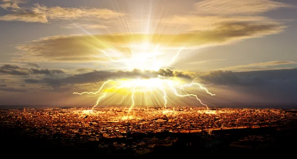 Kıyamet günü bir şehir içinde