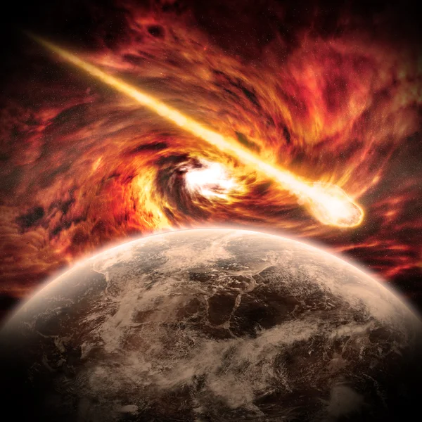 Planeta ziemia Apokalipsy — Zdjęcie stockowe