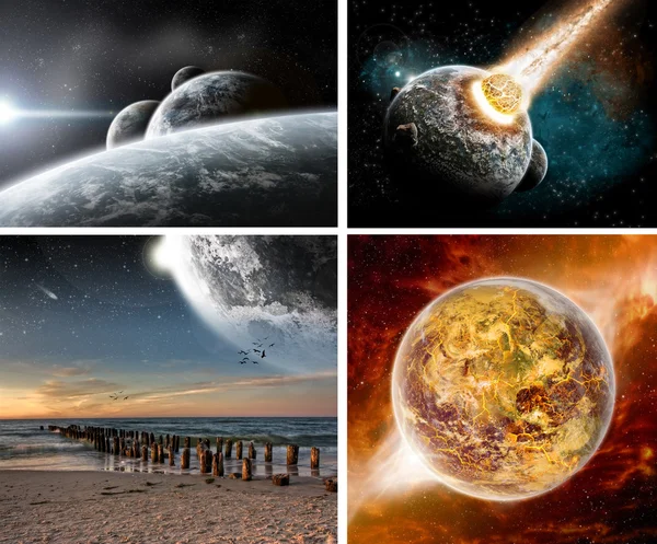 Planeta Země Apokalypsa — Stock fotografie