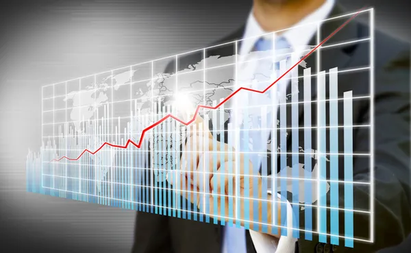 işadamı dijital grafik oluşturma