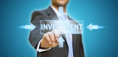 dokunsal arayüz dokunmadan işadamı