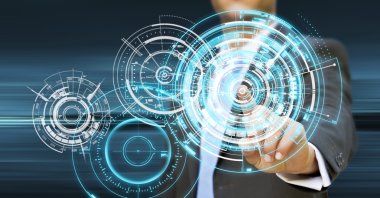 işadamı teknoloji kavramı