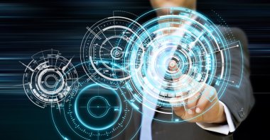 işadamı teknoloji kavramı