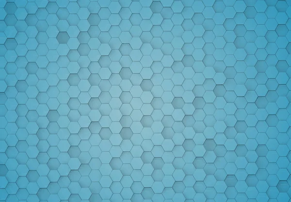 Bleu Hexagones Motif Fond Sur Surface Métallique Texturée Fond Écran — Photo