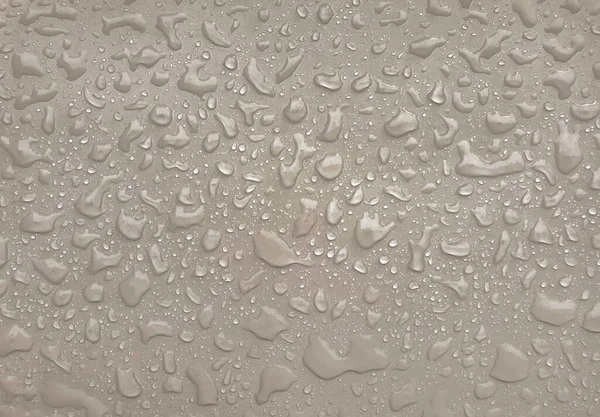 Gotas Marrones Fondo Agua Fondo Pantalla Lluvia Con Gota Líquida — Foto de Stock