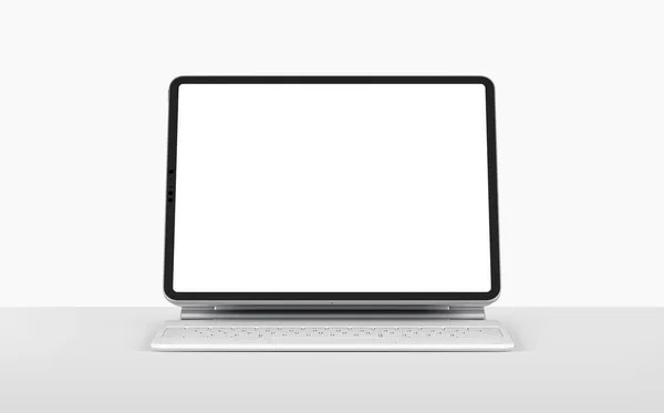 Paris France April 2022 Apple Ipad Pro Silver Color White — Stock Photo, Image