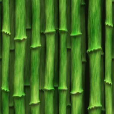 gür yeşil bambu takip ediyor - Dikişsiz doku mükemmel 3d modelleme ve işleme