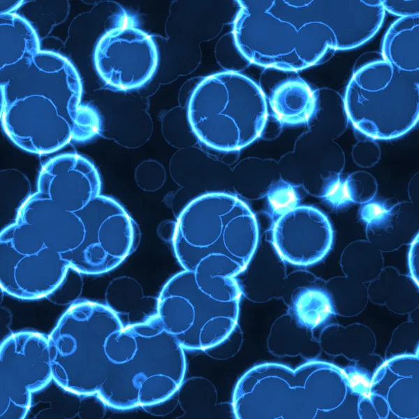 Biyokimya parlayan ile mavi arka hücreleri karanlık kimyasal çözüm - Dikişsiz doku mükemmel 3d modelleme ve işleme