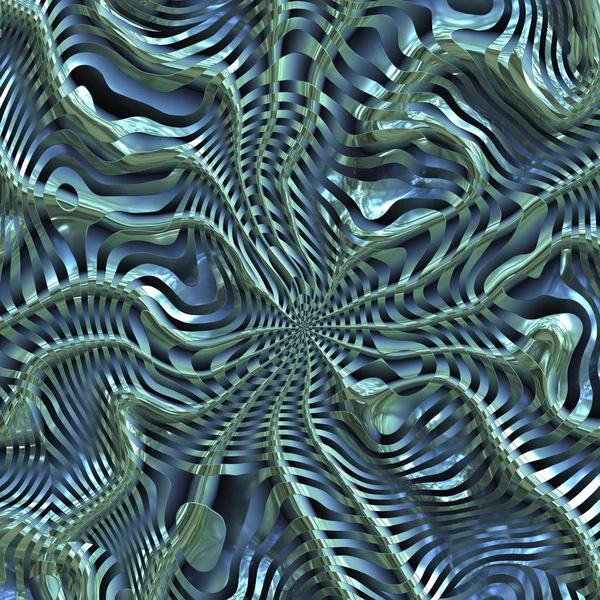 erimiş ve bozuk krom Panjur siyah 3d modelleme ve render için mükemmel karışımı