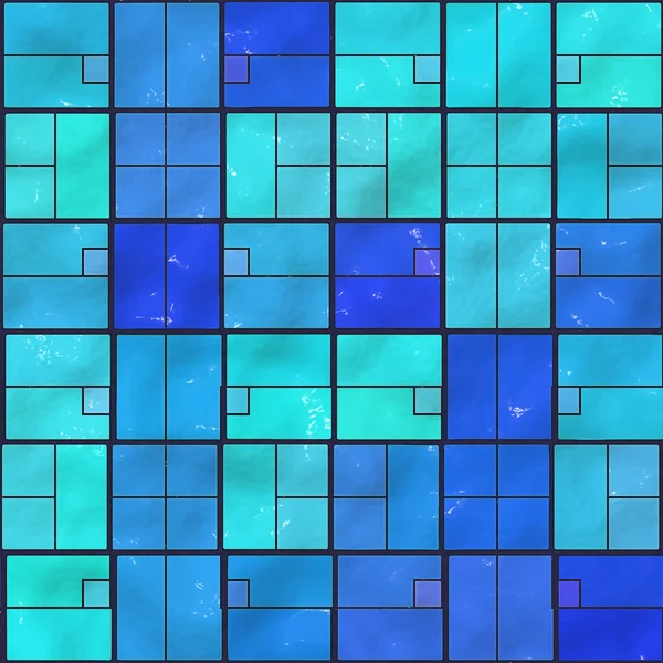 Seramik Karo mozaik (tipik) - yüzme havuzlarında mavi sorunsuz doku mükemmel 3d modelleme ve işleme