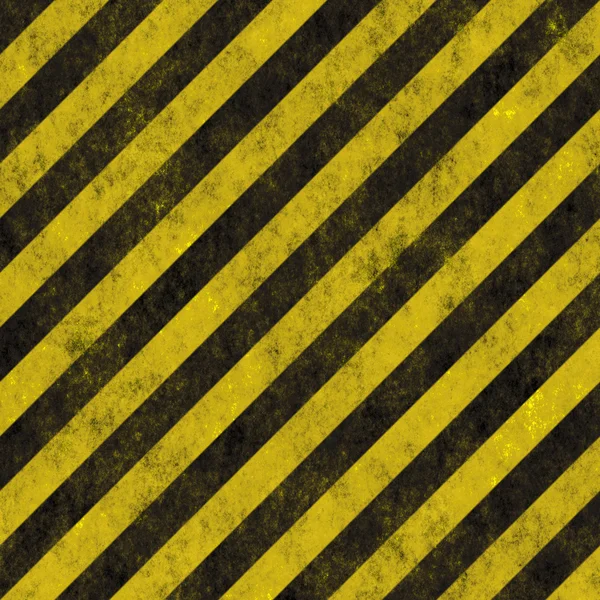 Πλάκα παλιά grungy κίτρινο κίνδυνο ρίγες σε μαύρο μέταλλο - τέλειο για 3d modeling και απόδοση χωρίς συγκόλληση υφή Εικόνα Αρχείου