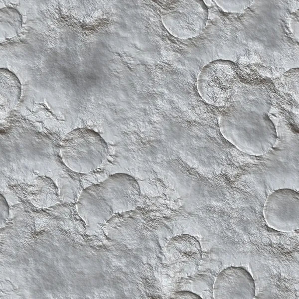 Horské řetězy a krátery na měsíci - bezešvá textura ideální pro 3d modelování a renderování Stock Snímky