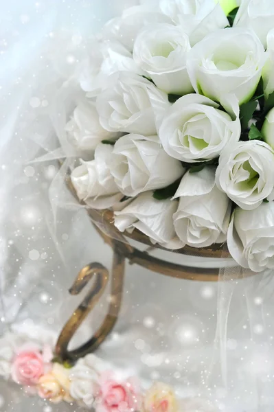 Dettaglio bouquet da sposa — Foto Stock