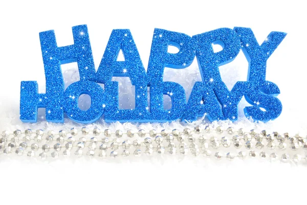 happy holidays white background