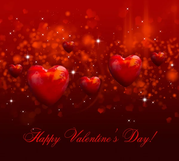 Valentine Hearts Background — Stock Photo, Image