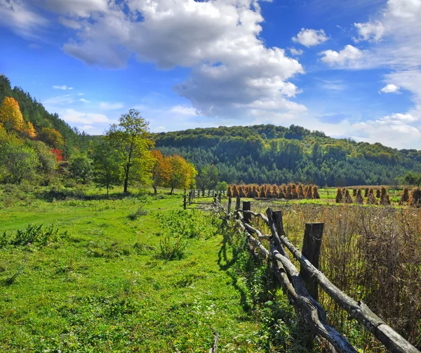 Paesaggio rurale in autunno — Foto Stock
