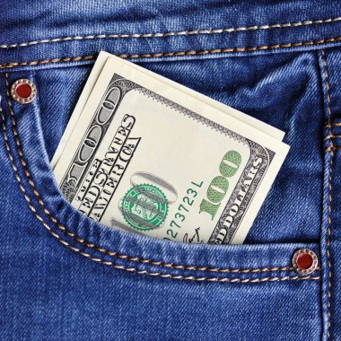 kot cebine 100 dolar faturaları