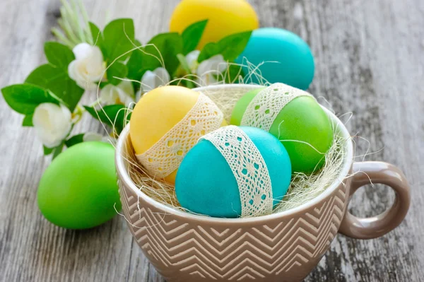 Colorful easter eggs — Stock Photo, Image