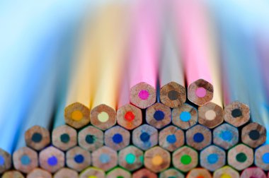 renkli kalemler makro,-ebilmek var olmak kullanılmış bir arka plan olarak