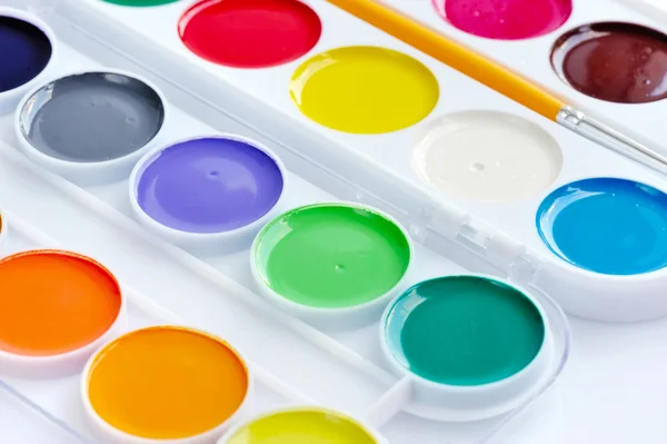 School watercolors — Stock Photo, Image