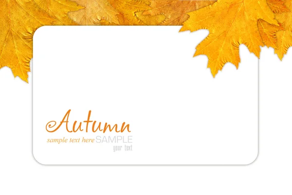 Cornice autunno — Foto Stock